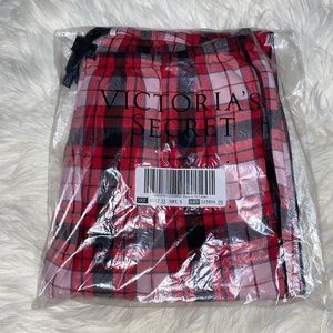 New Victoria’s Secret | Plaid Wide Leg Pajama Bottom, S